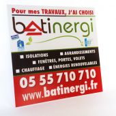 Batienergie PVC sérigraphie 4 couleurs