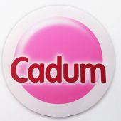 Sticker  fond phosphorescent serigraphié 2 couleurs tramées + découpe