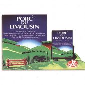 Présentoir porte-vignette sérigraphie Quadri + Découpe C.N.