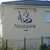 Lettres découpées aluminium relief sur inserts soudés