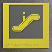 Plaque gravoply, écriture braille