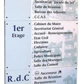 Plaque aluminium, décor impression numérique