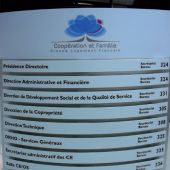 Panneaux indicateur en aluminium laqué blanc avec lames amovibles galbées