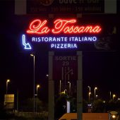 Panneau 6 1,5 m éclairage par diodes point à point rouge et blanc