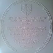 Plaque de komacel, gravure grand relief