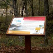 Chevalet bois avec visuel stratifié numérique